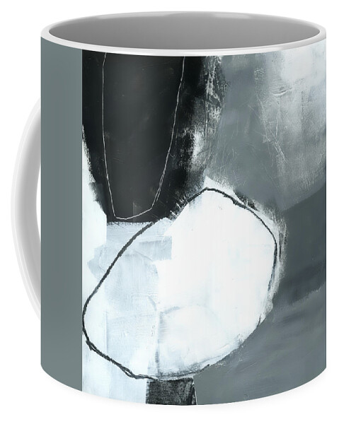 Painting On Panel Coffee Mug featuring the painting Ice Jam #1 by Jane Davies