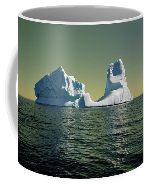 00342146 Coffee Mug featuring the photograph Iceberg in the Labrador Sea by Yva Momatiuk John Eastcott