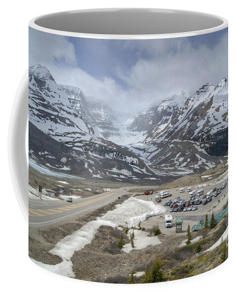 Alberta Coffee Mug featuring the photograph Icefields Parkway Highway 93 by David Birchall