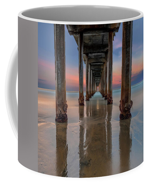 #faatoppicks Coffee Mug featuring the photograph Iconic Scripps Pier by Larry Marshall