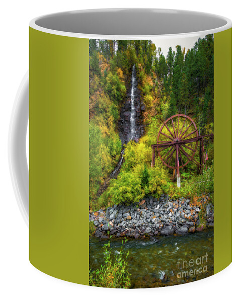 Jon Burch Coffee Mug featuring the photograph Idaho Springs Water Wheel by Jon Burch Photography