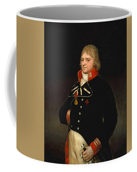 Francisco Goya Coffee Mug featuring the painting Ignacio Garcini y Queralt Brigadier of Engineers by Francisco Goya
