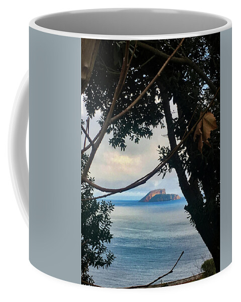 Kelly Hazel Coffee Mug featuring the photograph Ilheus del Cabras, Terceira, Azores by Kelly Hazel