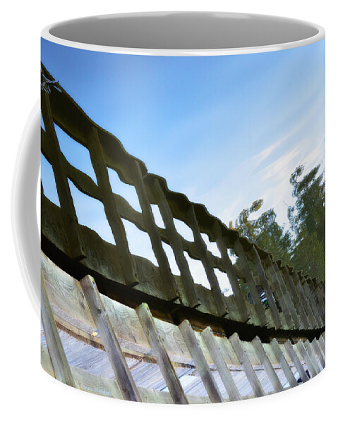 Abstract Landscape Coffee Mug featuring the photograph Illusions by Donna Blackhall