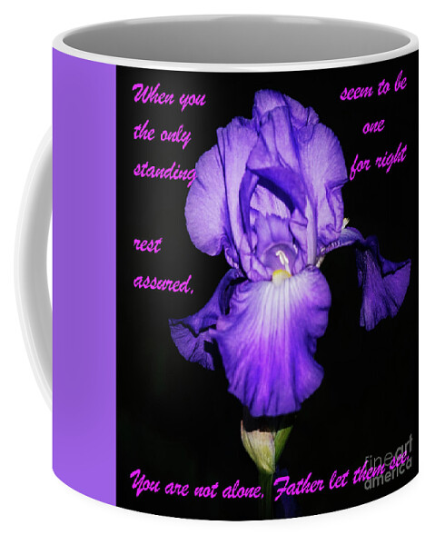 Flowers Coffee Mug featuring the photograph I'm not Alone by Merle Grenz