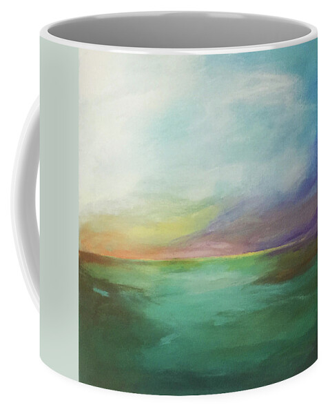 Evening Coffee Mug featuring the painting Impossible to Leave by Linda Bailey