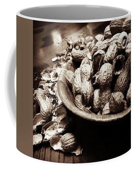 Yum Coffee Mug featuring the photograph In a nut shell by Camille Lopez