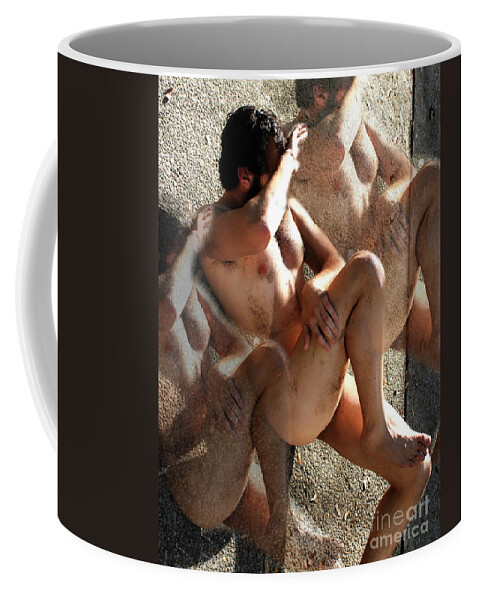 Figure Coffee Mug featuring the photograph In a Row by Robert D McBain