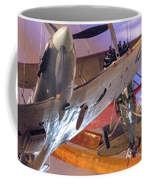  Coffee Mug featuring the photograph In Flight by Michael Nowotny