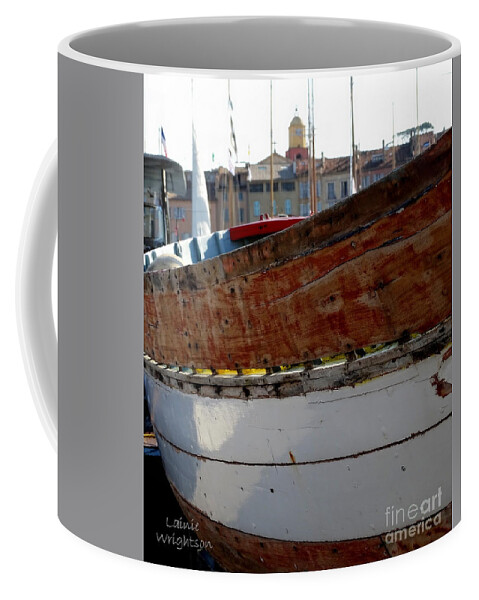 St Tropez Coffee Mug featuring the photograph In For Repairs by Lainie Wrightson