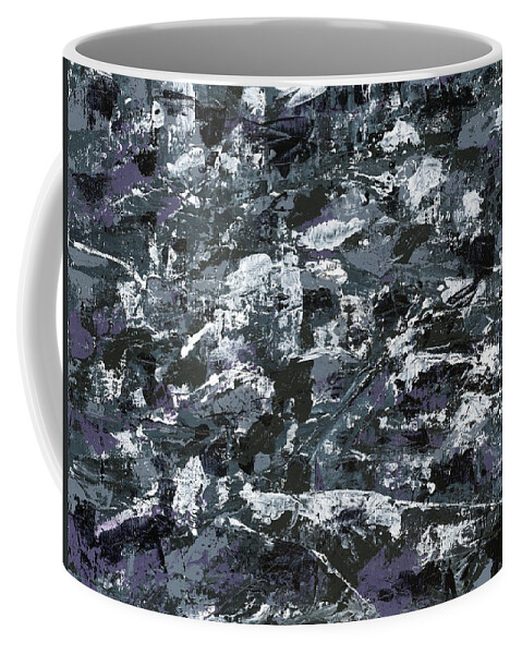 Abstract Coffee Mug featuring the painting In Rubble by Matthew Mezo