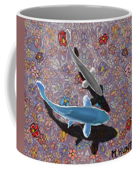 Water Coffee Mug featuring the painting In The Bay by Mindy Huntress