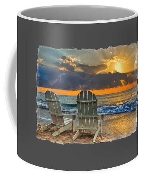 Landscapes Coffee Mug featuring the photograph In the Spotlight bordered by Debra and Dave Vanderlaan