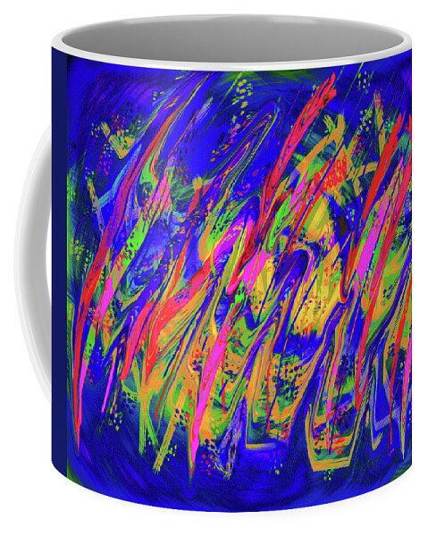 Abstract Coffee Mug featuring the digital art In The Weeds by Matt Cegelis