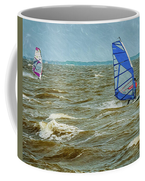 Wind Coffee Mug featuring the photograph In The Wind by Cathy Kovarik