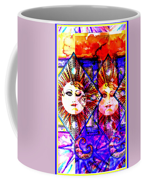 Sun Coffee Mug featuring the painting In The Wink Of An Eye by Tracy McDurmon
