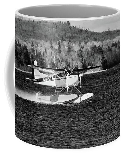 Scenic Tours Coffee Mug featuring the photograph Incoming Bnw by Skip Willits