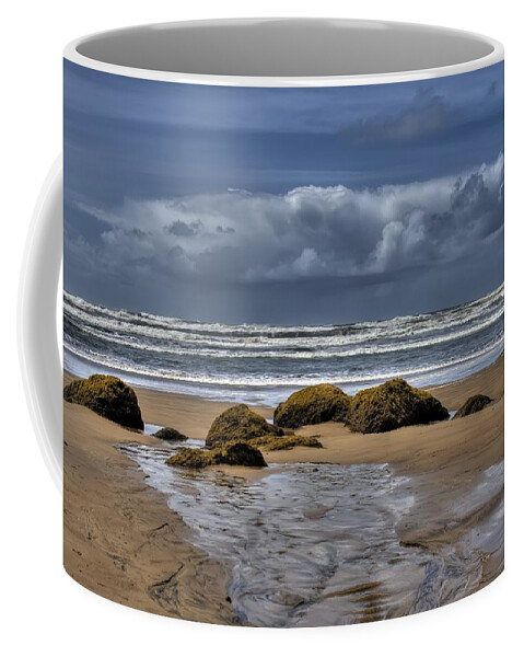 Hdr Coffee Mug featuring the photograph Indian Beach by Brad Granger