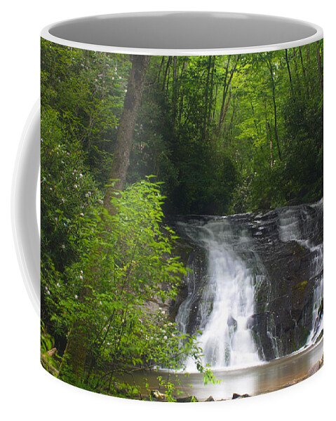 Art Prints Coffee Mug featuring the photograph Indian Creek Falls by Nunweiler Photography