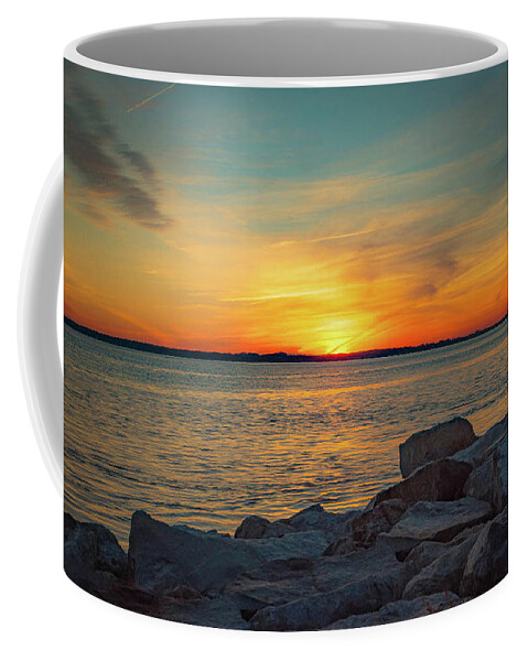 Sunset Coffee Mug featuring the photograph Indian River Sunset by Jodi Lyn Jones