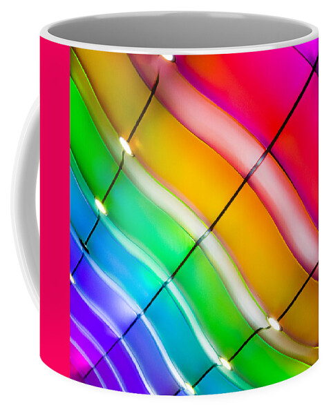 Color Abstracts Coffee Mug featuring the photograph Inhaling Love by Karen Wiles