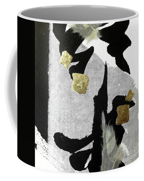 Original Watercolors Coffee Mug featuring the painting Ink Collage 7 by Chris Paschke
