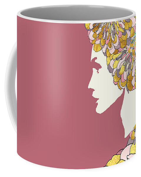 Beauty Coffee Mug featuring the digital art Inner Beauty by Spacefrog Designs