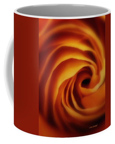 Rose Coffee Mug featuring the photograph Inner Most Desire by Donna Blackhall