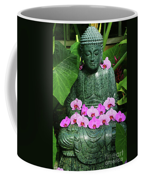 Buddhas Hand Coffee Mug featuring the photograph Inner Peace by Christiane Schulze Art And Photography