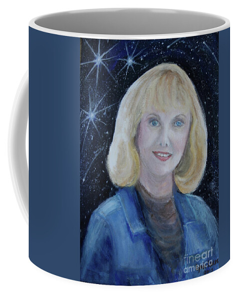 Portrait Coffee Mug featuring the painting Inner Self by Lyric Lucas