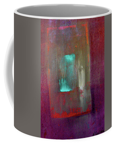 Contemporary Coffee Mug featuring the painting Inner Space by Mary Sullivan