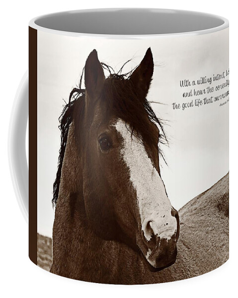 Inspirational Coffee Mug featuring the photograph Inquisition Eyes and Ears by Amanda Smith