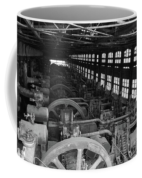 Bethlehem Coffee Mug featuring the photograph Inside Bethlehem Steel by Jennifer Ancker