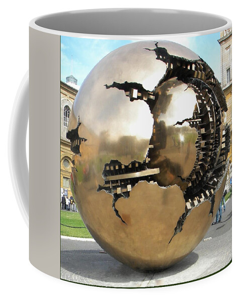 Inside The Globe Coffee Mug featuring the photograph Inside the Globe by Manuela Constantin