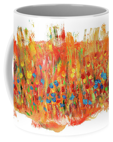 Oraqnge Coffee Mug featuring the painting Intense by Bjorn Sjogren
