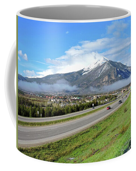 Highway Coffee Mug featuring the photograph Interstate 70 in Colorado by Connor Beekman