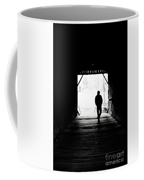 Into Coffee Mug featuring the photograph Into the Light by Rebecca Davis