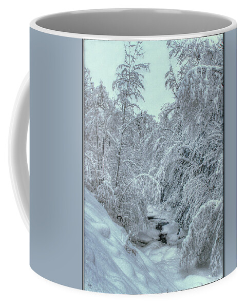 White Coffee Mug featuring the photograph Into White by Wayne King