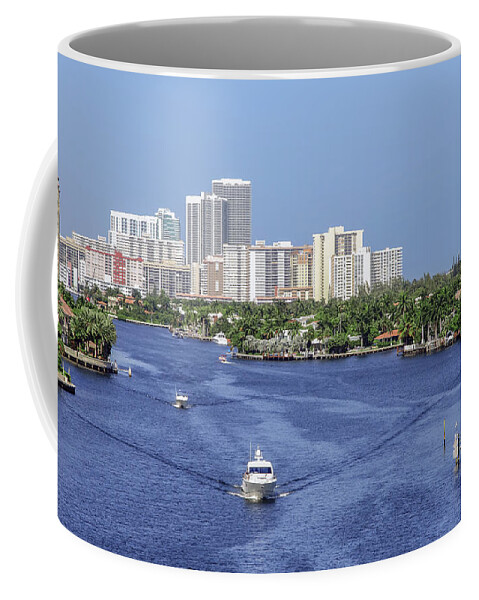 Intracoastal Waterway Coffee Mug featuring the photograph Intracoastal Lifestyle by Keith Armstrong