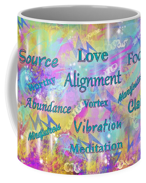 Alignment Coffee Mug featuring the digital art Introspection by Laurie's Intuitive