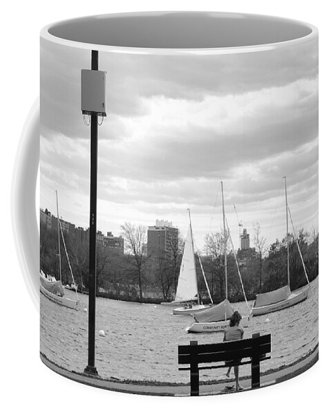 River Coffee Mug featuring the photograph Introspection on the Charles by Christopher Brown