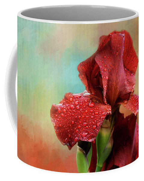 Iris Coffee Mug featuring the photograph Iris by Cindi Ressler