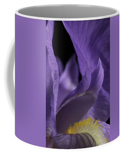 Purple Iris Coffee Mug featuring the photograph Iris Series 2 by Mike Eingle