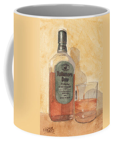 Irish Coffee Mug featuring the painting Irish Whiskey by Ken Powers