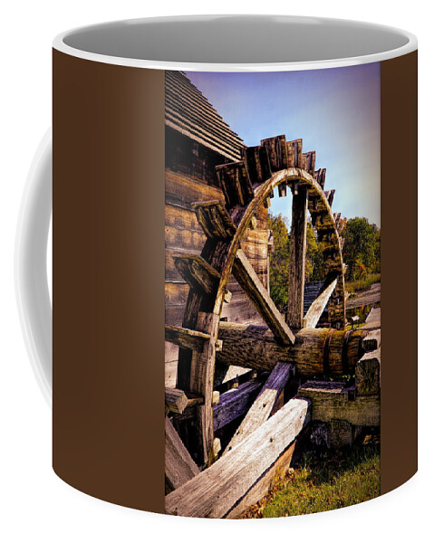 Mill Coffee Mug featuring the photograph Iron works Mill by Lilia S