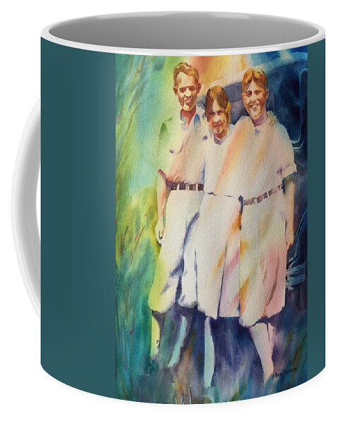 Tara Moorman Watercolors Coffee Mug featuring the painting It Was Paradise Here With You by Tara Moorman