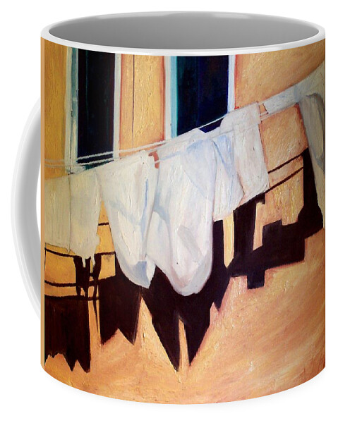  Coffee Mug featuring the painting Italian Wash by Patricia Arroyo