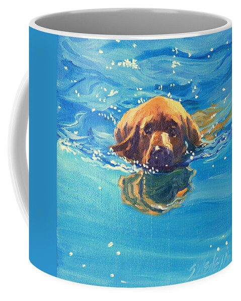 Water Coffee Mug featuring the painting It's A Good Day by Sheila Wedegis