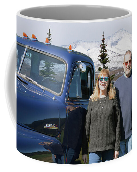 Jd Coffee Mug featuring the photograph J D Christmas Card by Bill Dutting