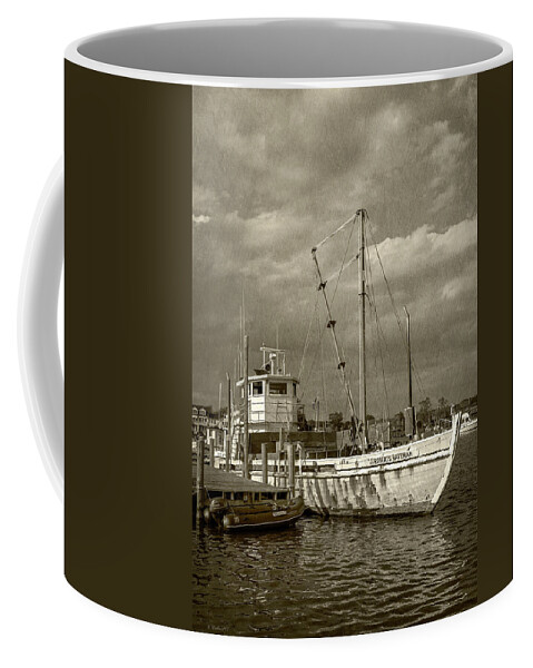 2d Coffee Mug featuring the photograph J. Roberts Bateman - Sepia by Brian Wallace